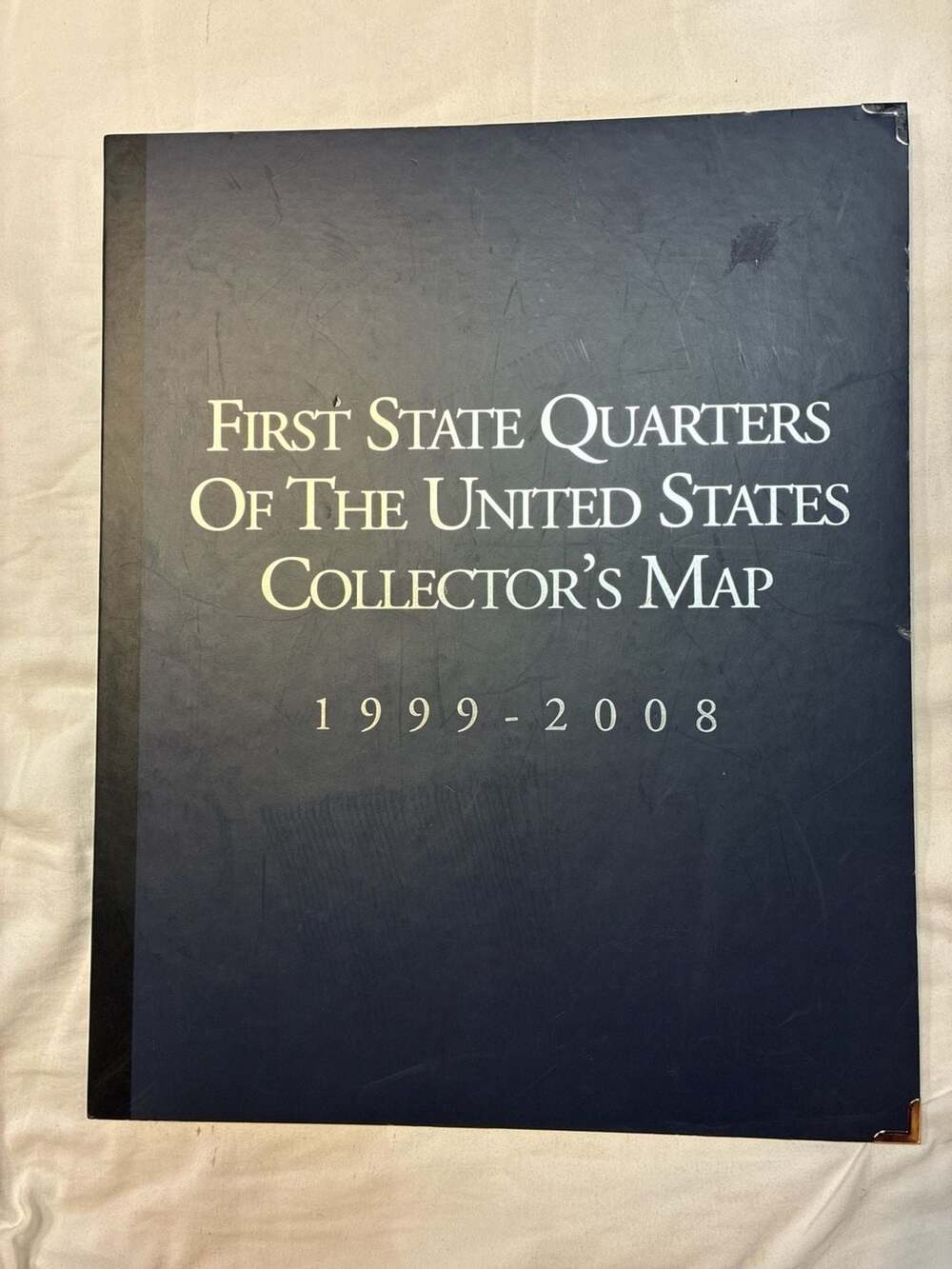 First State Quarters of the United States Collector's Map 1999-2008 (Empty Foldo